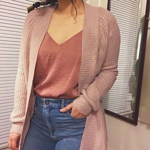Ransom Pink Blush Knit Cardigan